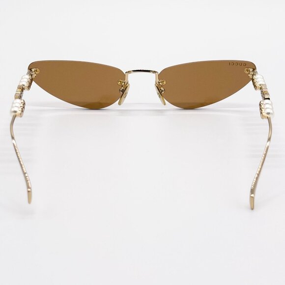 NEW GUCCI SUNGLASSES GOLD WOMEN CAT EYE EYEWEAR GUCCI GG1920S 003 main image 6